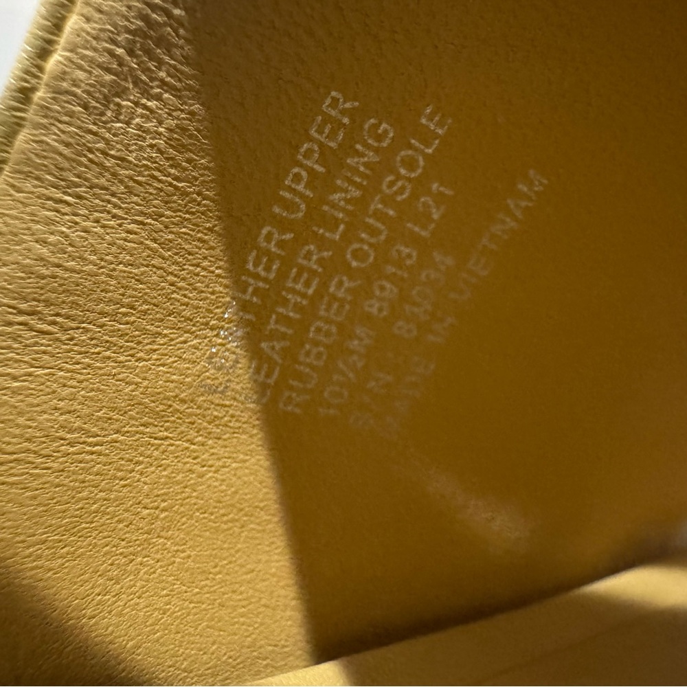 Tory Burch Patos Platform Sandal in Cornbread Yellow Leather Slides - Picture 9 of 13